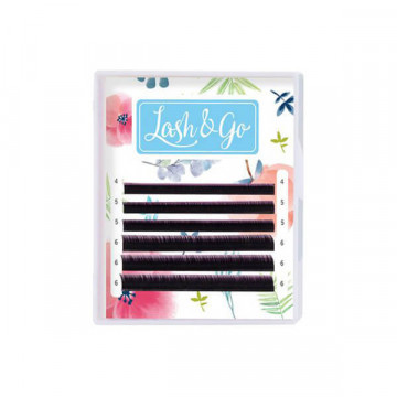 Черные ресницы Lash&Go (микс)