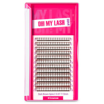 Ресницы темно-коричневые...