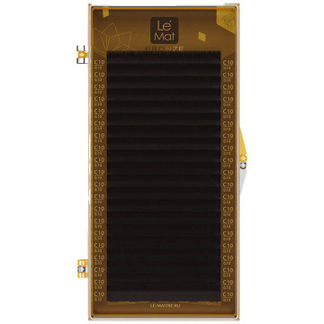 Коричневые ресницы Le Mat...